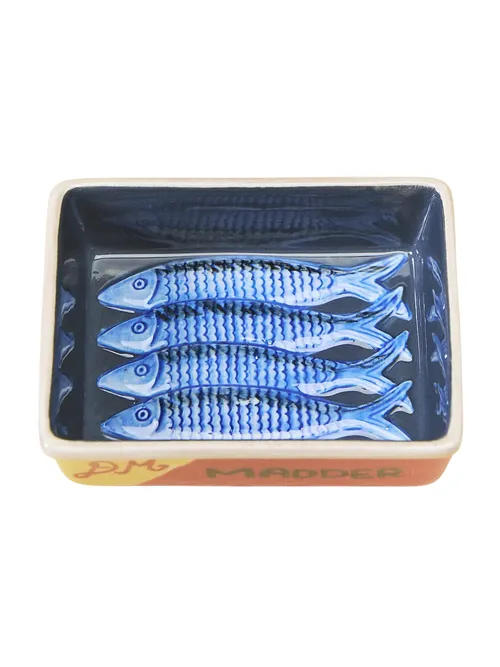 Prato de bugigangas de sardinha Damson Madder' title=