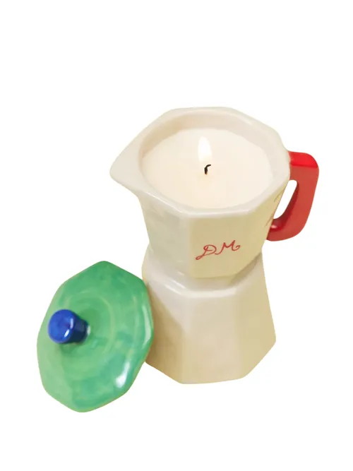 Vela figural de cerâmica Damson Madder Gourmand Caramel Cafe' title=