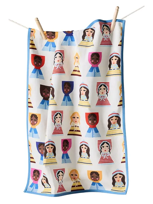 Toalha de prato da boneca Damson Madder' title=