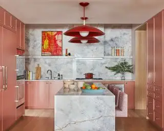 cocina moderna de terracota