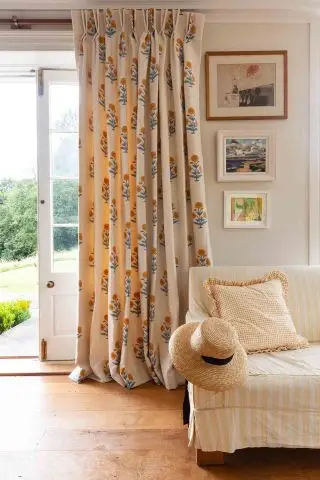 Cortinas florais