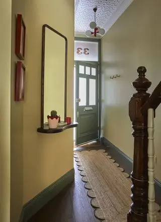 Gul og grøn lille gang