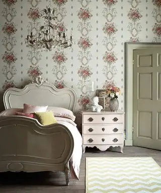 dormitorio campestre francés