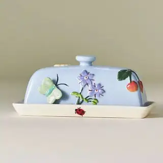 Mantequera floral Anthropologie