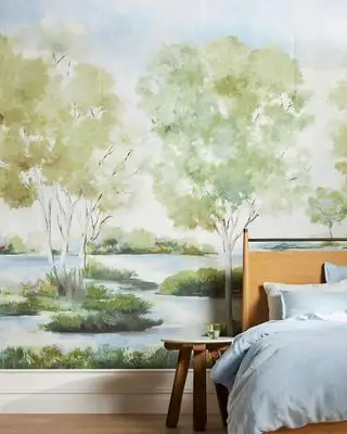 Peinture murale botanique des Pays-Bas
