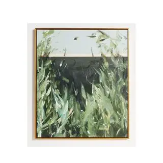 stor kunst med økologiske grønne blade til trappevæg
