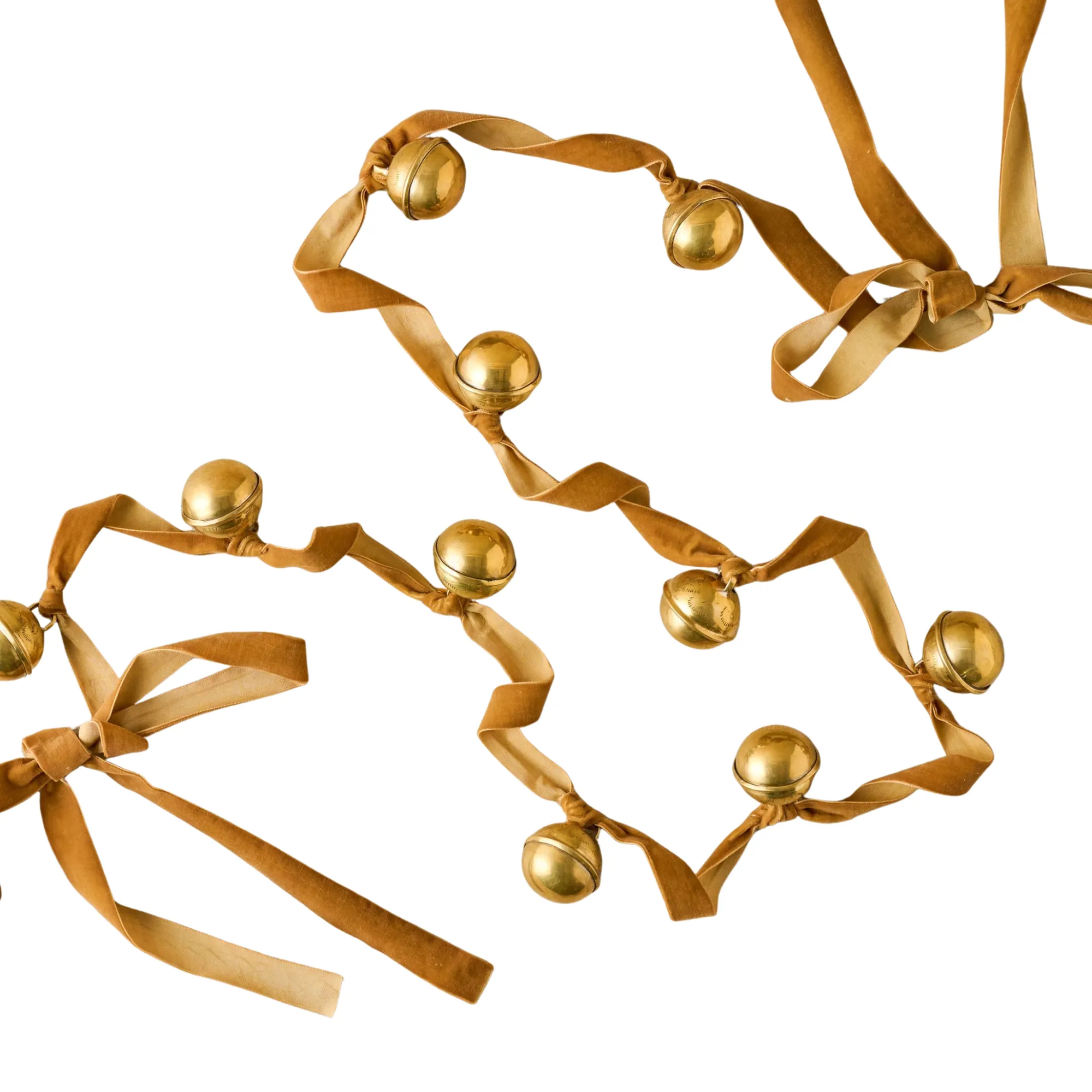 klokke messing krans med bånd' loading='lazy' title=