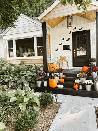 Halloween-Veranda-Dekor