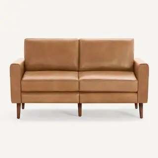 Burrow-Sofa aus Leder