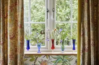 Jarrones de vidrio de colores