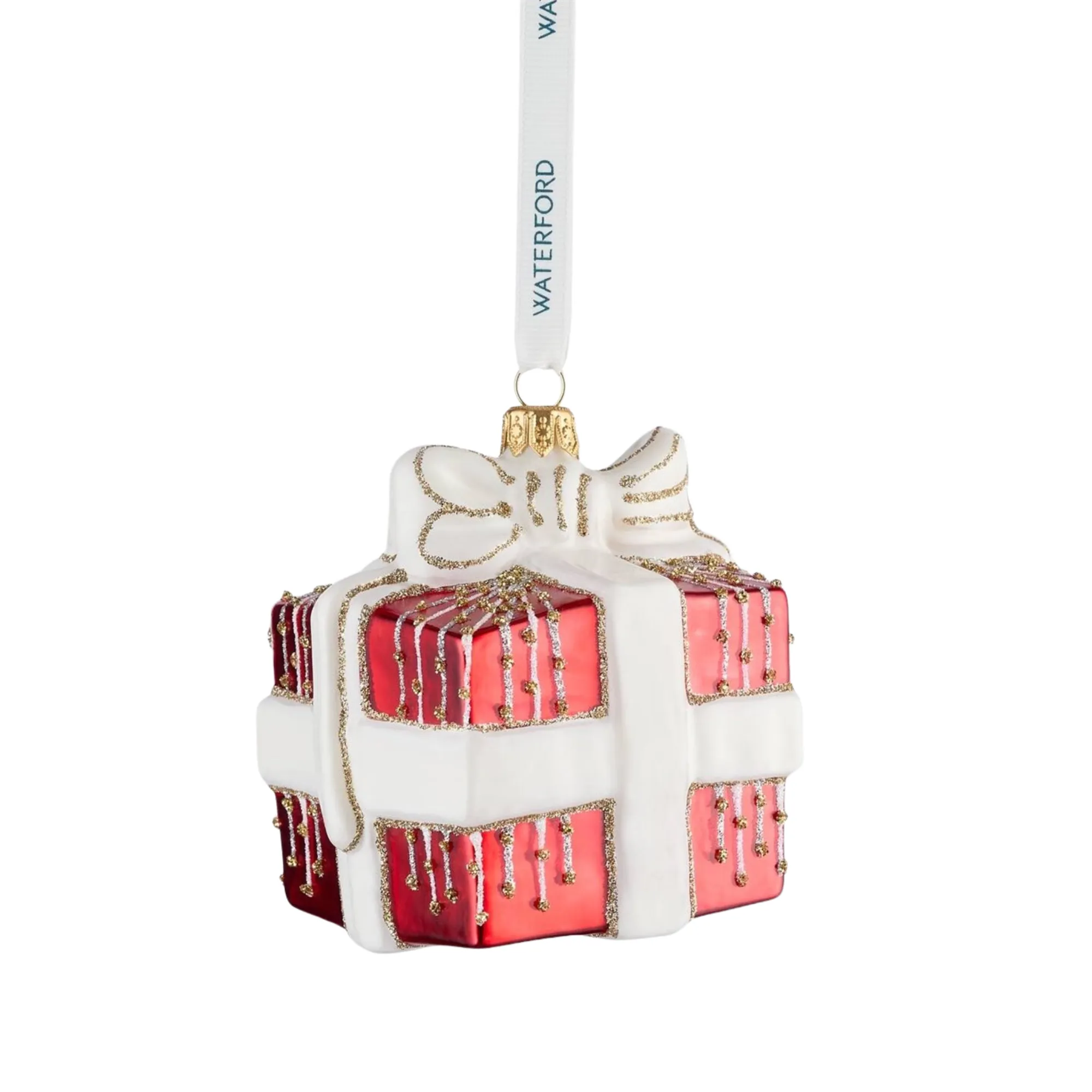 una ghirlanda di Natale rossa e verde' title=