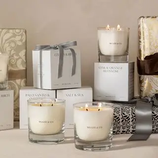 McGee & Co. Collezione invernale, candele e portacandele