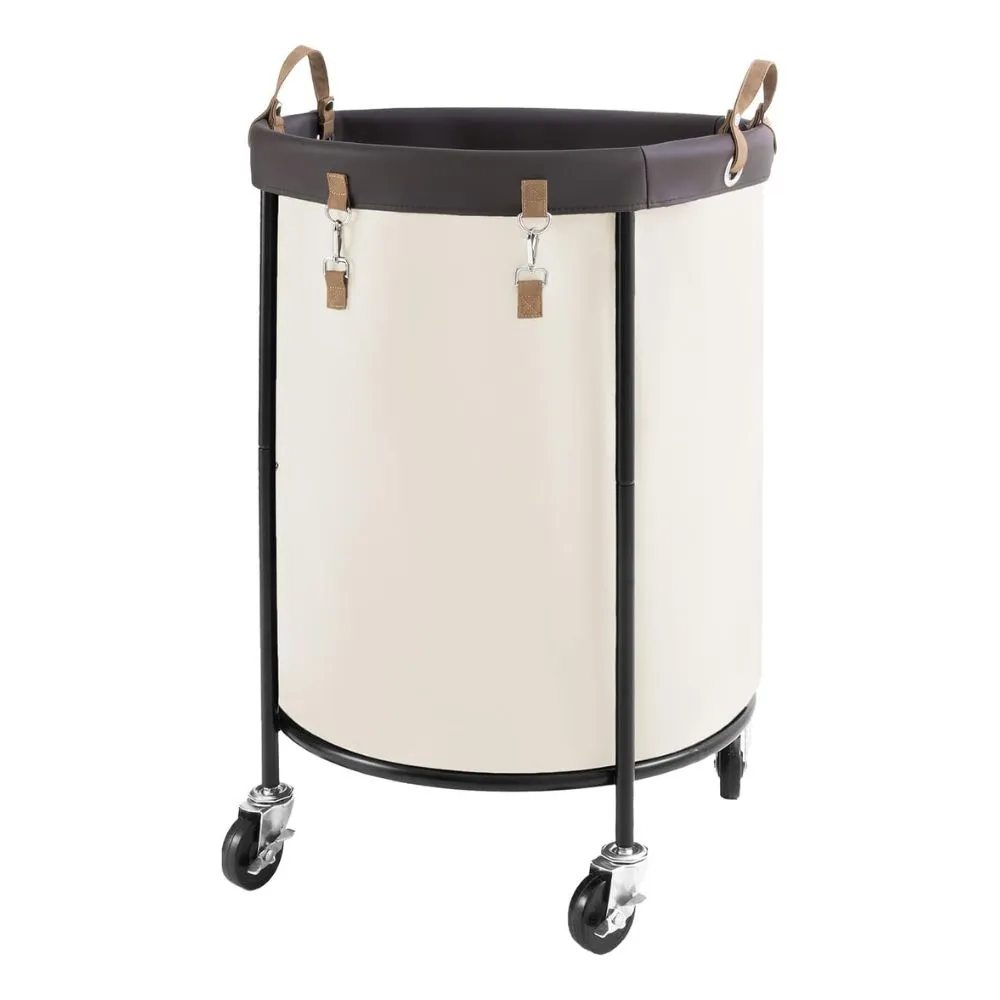 Storageworks rullende vaskeri kurv beige 170l' loading='lazy' title=