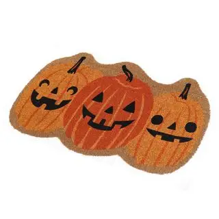 Halloween-Kürbis-Fußmatte