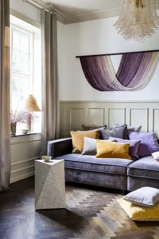 Coussins en velours et lin Bungalow DK