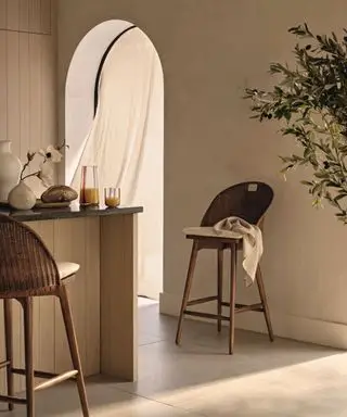 Diseño interior mediterráneo moderno