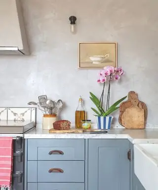 Armadietti base blu