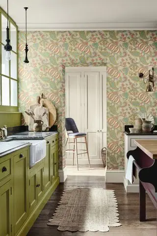 Little Greene Pomegranate Bazaar Paisley tapet
