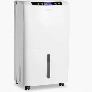 Uma imagem de produto desumidificador branco