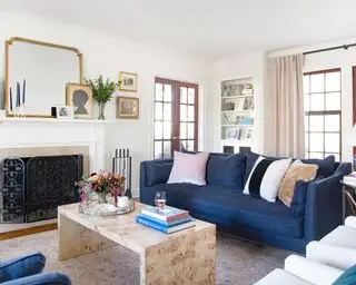Cape Cod stue ideer moderne