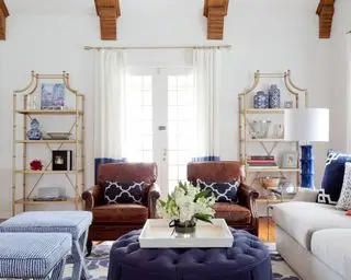 Cape Cod stue ideer preppy