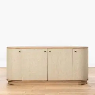 Credenza in lino intrecciato