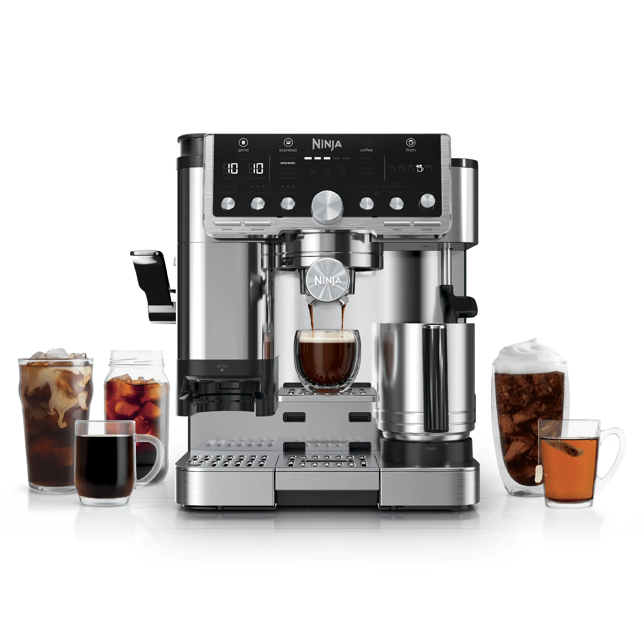 Ninja Luxe&trade; Café Café expresso Pro 4-en-1, infusion à froid et ampli; Eau chaude' loading='lazy' title=