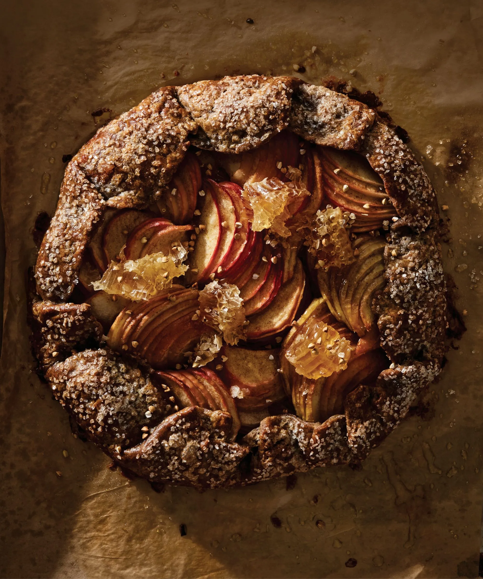 Apple Galette s pohánkou a plástom