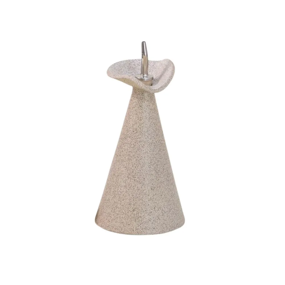 Ölspender aus cremefarbenem, gesprenkeltem Steingut' loading='lazy' title=