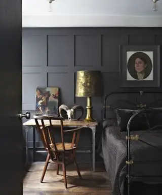 dormitorio negro