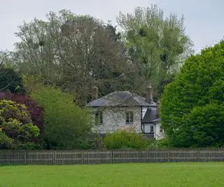 El exterior de la cabaña Frogmore