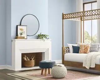 dormitorio azul claro