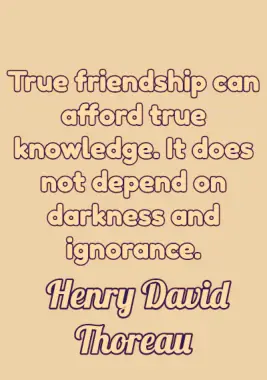 Friendship Quote by Henry David Thoreau