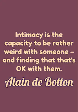 A quote by Alain de Botton.