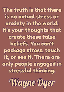 A quote by Wayne Dyer.