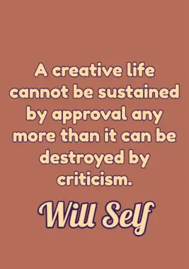 A quote by Will Self.