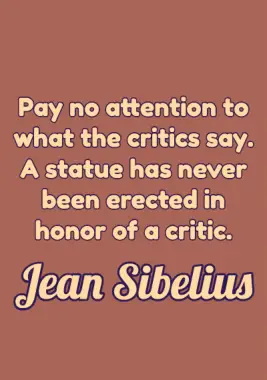 A quote by Jean Sibelius.