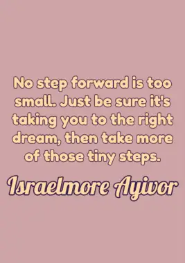 A quote by Isrealmore Ayivor.
