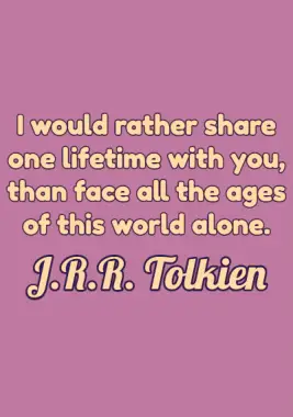 A quote by J.R.R. Tolkien.