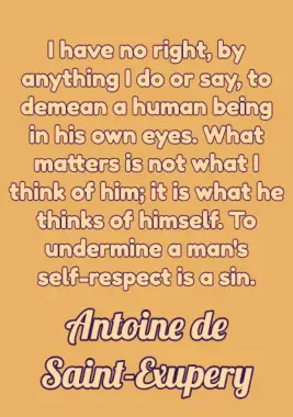 A quote by Antoine de Saint-Exupery.