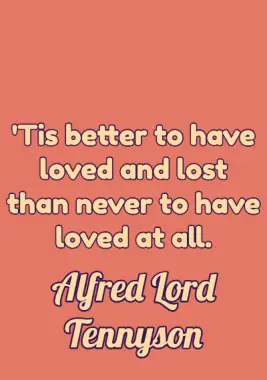 Word of Encouragement by Alfred Lord Tennyson