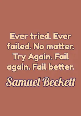 Word of Encouragement by Samuel Beckett