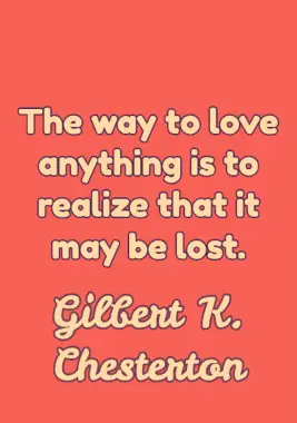 Word of Encouragement by Gilbert K. Chesterton