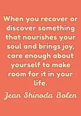 Self-Love Quote By Jean Shinoda Bolen