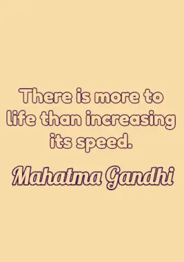 Quote on Stress by Mahatma Gandhi