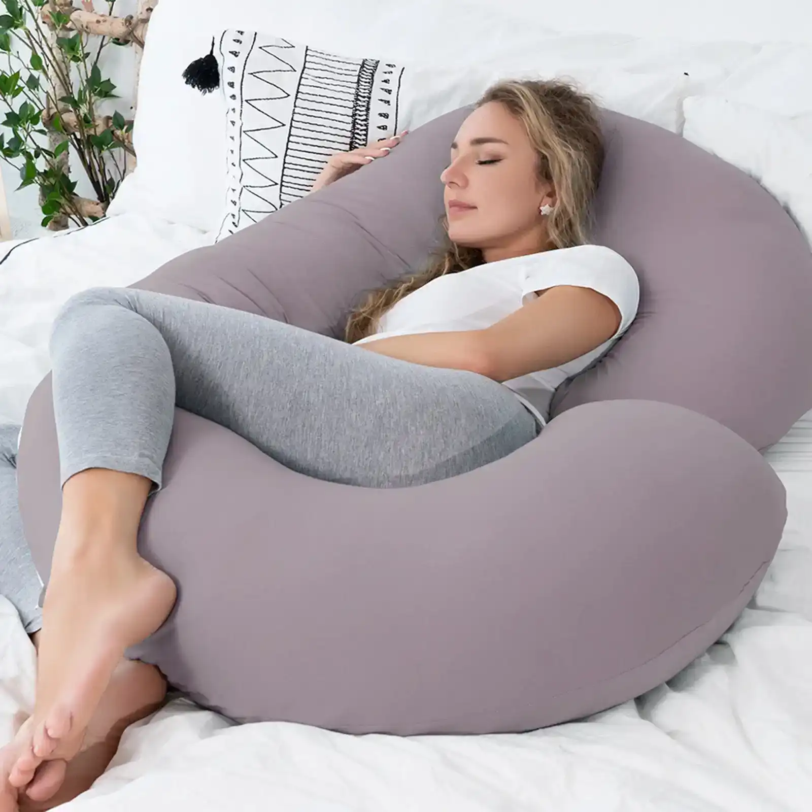 Alwyn Home Eirlys C-Shaped Pillow