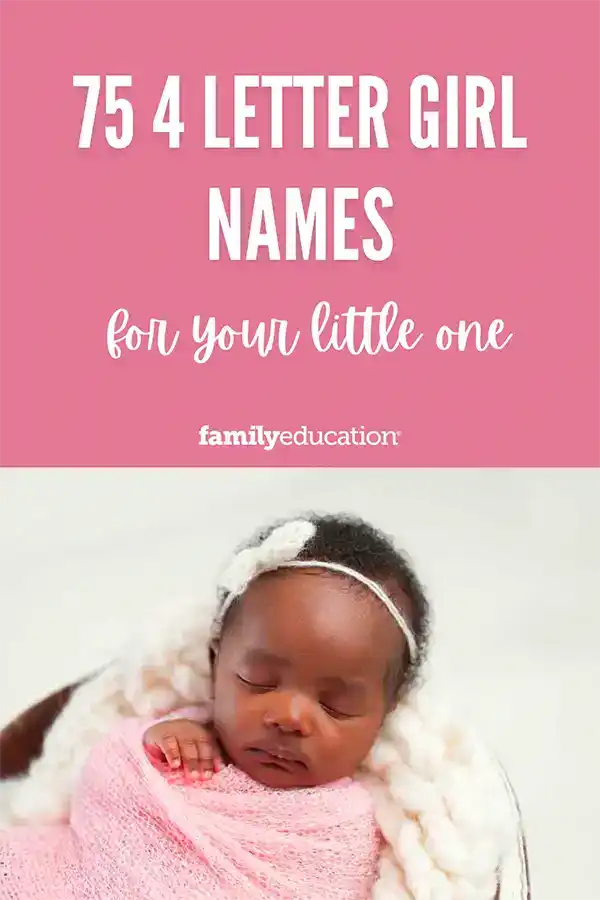 75 prénoms de fille à 4 lettres (avec significations) pour votre bébé