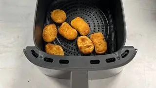 Prueba de pepitas en la freidora de aire Instant Essentials de 4 cuartos