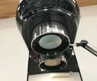Controles da máquina de café expresso Smeg
