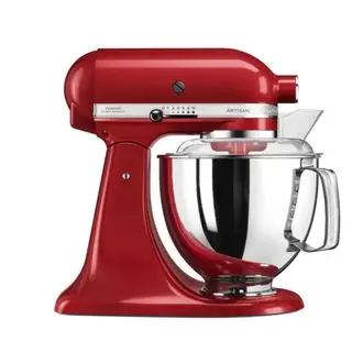 キッチンエイド アーティザン 6-Qt.白い背景に対してスタンド ミキサー。